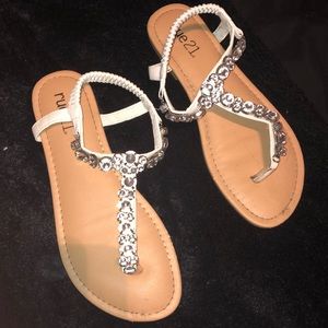 diamond sandals, NEVER WORN!! from: rue21